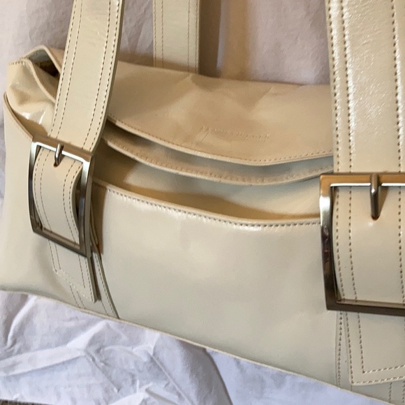 Y2K White Leather Bag - Picture 3 of 10